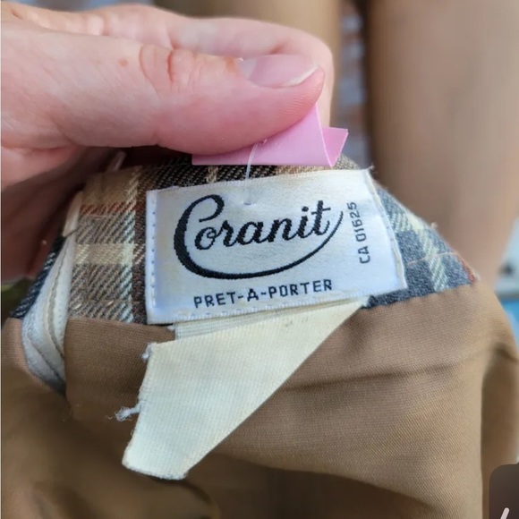 CORANIT PRET-A-PORTER vintage made in Germany plaid skirt, nova check vibes - Picture 4 of 7